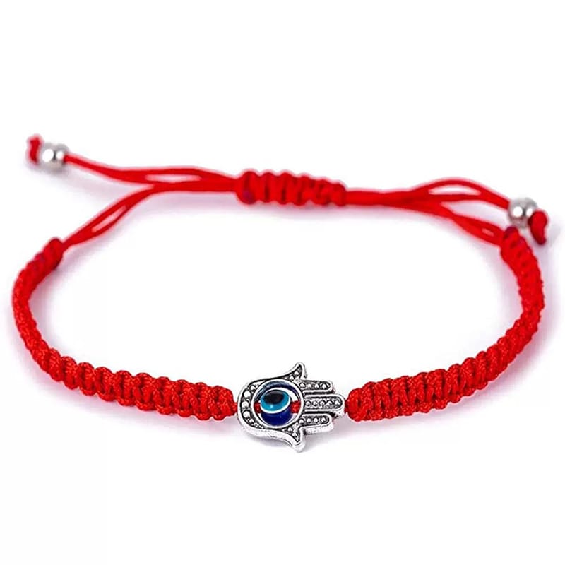 Good Fortune Series – Red Woven Evil Eye Bracelet | Protection & Luck