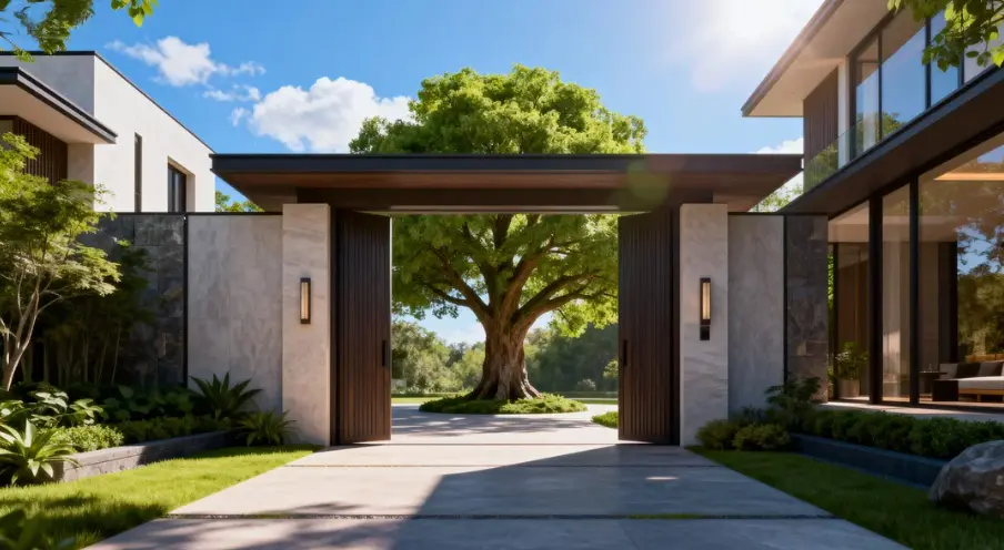 Tree Faces Your Front Door